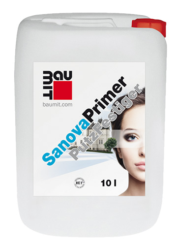 Силикатная грунтовка Baumit SanovaPrimer, 10 л, канистра